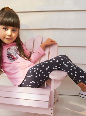 Kidsworld 2er-Set: Leggings in Grau/ Rosa