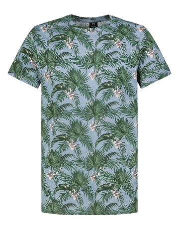 Sublevel Shirt lichtblauw/groen