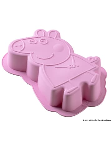 Dr. Oetker Silicone bakvorm "Peppa" lichtroze - (L)27 x (B)19,5 cm