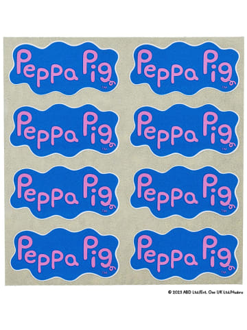 Dr. Oetker 2-delige set: papieren zakken " Peppa & vrienden" lichtblauw/groen - 2x 8 stuks