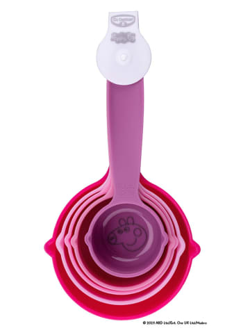 Dr. Oetker 5-delige set: maatlepels "Peppa Pig" lichtroze/paars