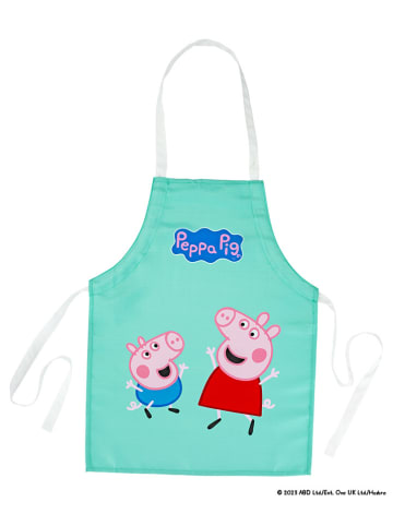 Dr. Oetker Fartuch "Peppa & George" w kolorze miętowym - 60 x 45 cm