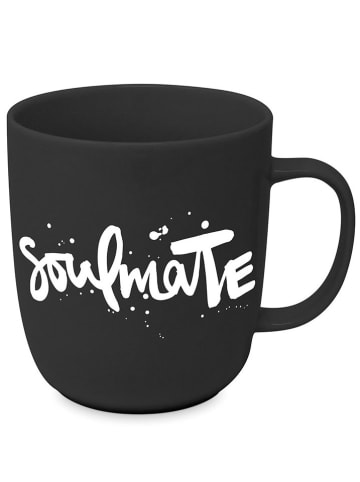 Design@Home Jumbotasse "Soulmate" in Schwarz - 400 ml