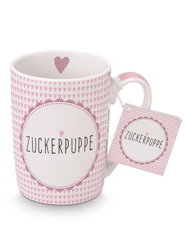 Design@Home Jumbotasse "Zuckerpuppe" in Rosa - 250 ml