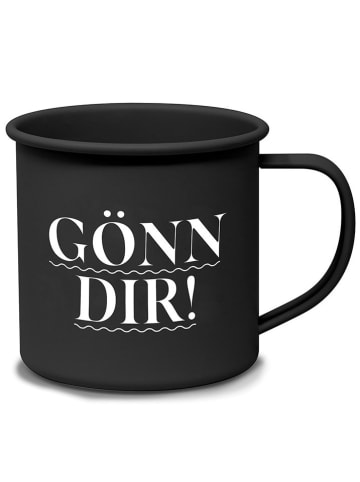 Design@Home Mok "Gönn dir" zwart - 500 ml