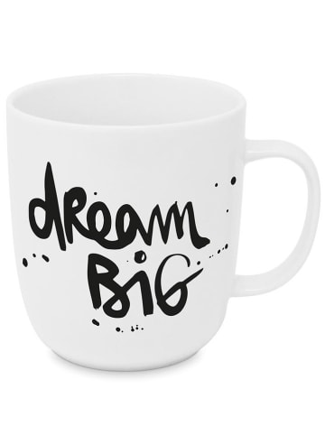 Design@Home Jumbotasse "Dream Big" in Weiß - 400 ml