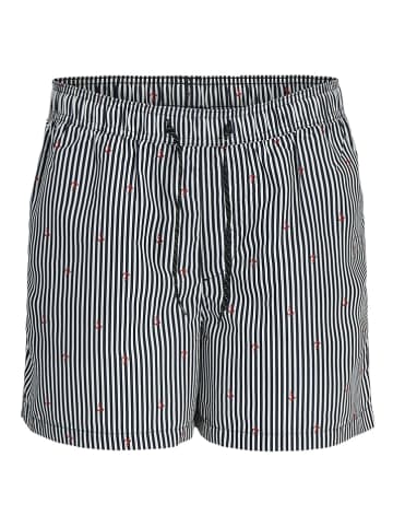 Jack & Jones Badeshorts in Dunkelblau/ WeiÃŸ