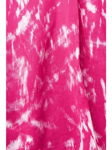 ESPRIT Bluse in Pink/ Weiß
