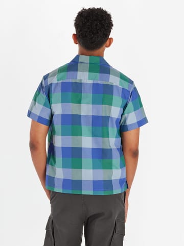 Marmot Koszula funkcyjna "Muir Camp Novelty" w kolorze niebiesko-zielonym