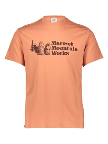 Marmot Shirt abrikooskleurig