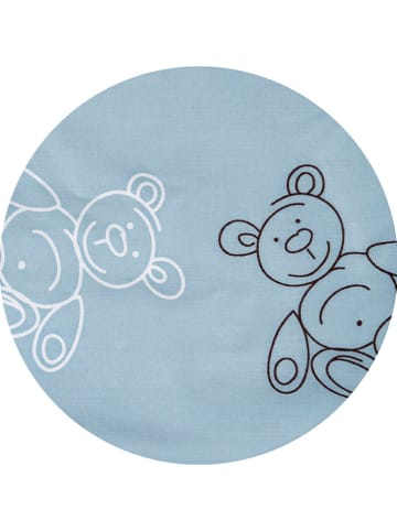 Alvi Slaapzak "Molton Teddy" blauw - 0,5 TOG