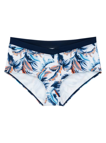 Dorina Bikini-Hose "Cairns" in Blau/ Weiß/ Bunt