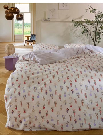 Covers & Co Beddengoedset "Field of vases" crème/lila