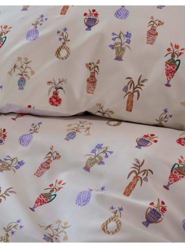 Covers & Co Komplet pościeli "Field of vases" w kolorze kremowo-lawendowym
