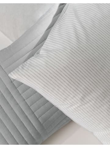 Marc O´Polo Poszewka "Skei" w kolorze szaro-białym na poduszkę