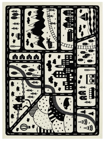 Hanse Home Laagpolig tapijt "Landscapes" crème/zwart