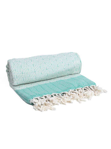 Towel to Go Hamamtuch "Nefes" in Mint - (L)180 x (B)100 cm