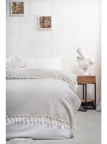 Colourful Cotton Bedsprei grijs