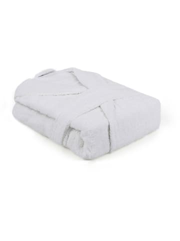 Colourful Cotton Bademantel "Cappa" in Creme