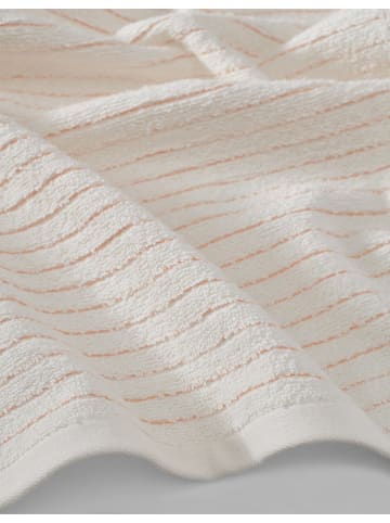 Colorful Cotton 2-częściowy zestaw ręczników "Colourful Striped" w kolorze kremowym
