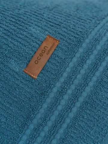 Colorful Cotton 3tlg. Handtuch-Set "Wellness" in Blau
