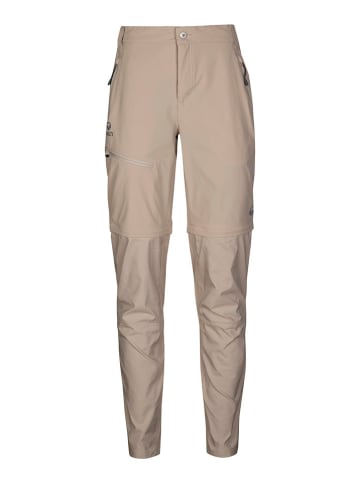 Halti Spodnie funkcyjne Zip-Off "Pallas" w kolorze beżowym