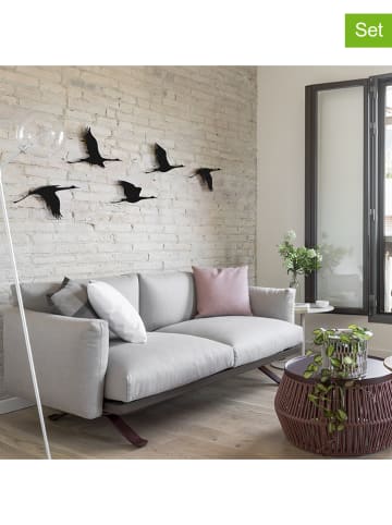 Uyart Home 5-delige set: wanddecoraties "Flying Bird" zwart - (B)125 x (H)50 cm