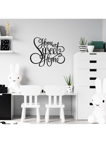 Uyart Home Dekoracja ścienna "Home Sweet Home" w kolorze czarnym - 40 x 40 cm