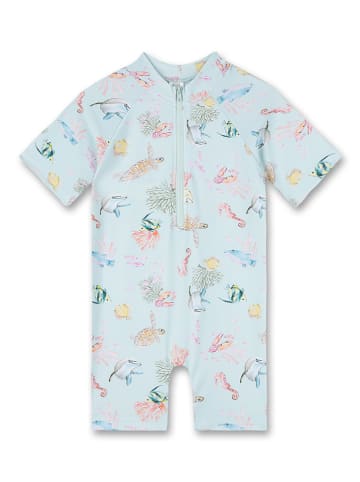Sanetta Kidswear Badeanzug in Hellblau/ Bunt