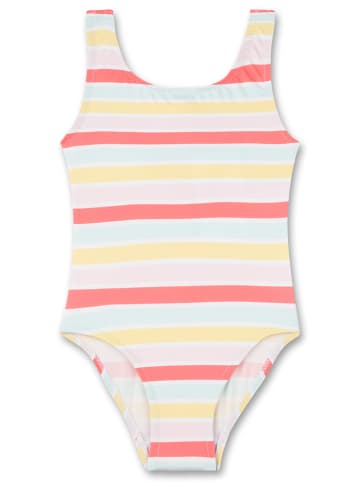 Sanetta Kidswear Strój kąpielowy w kolorze żółto-różowym