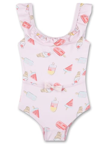 Sanetta Kidswear Badeanzug in Rosa/ Bunt