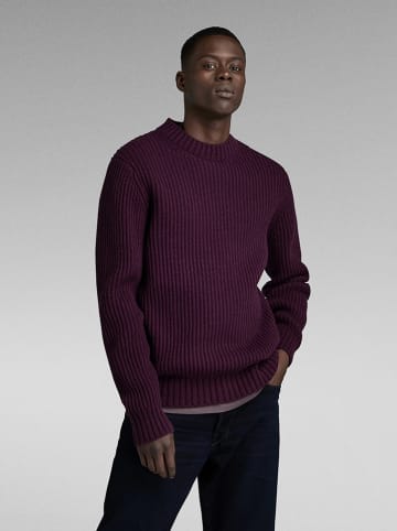 G-Star Sweter w kolorze fioletowym
