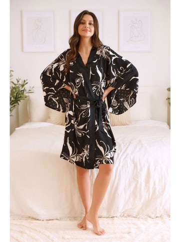 Doctor Nap Kimono zwart/crème