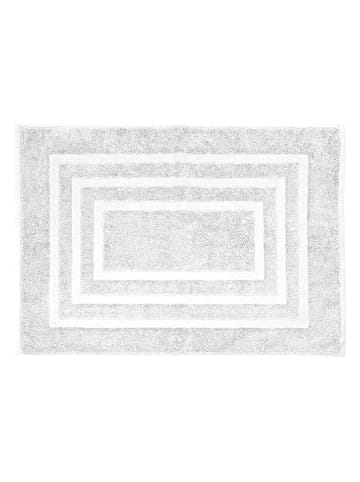 ONLINE & CO Badematte "Lovely" in Weiß - (L)45 x (B)65 cm
