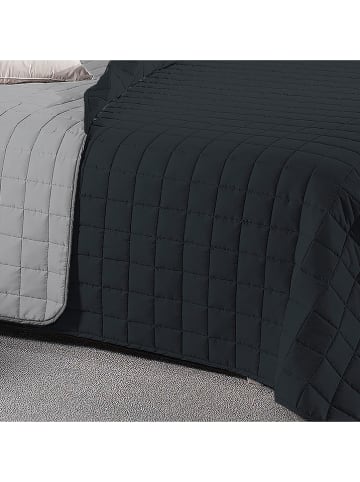 ONLINE & CO Bedsprei zwart/grijs - (L)210 x (B)260 cm