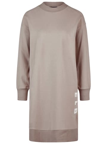 ELBSAND Sukienka dresowa "Oona" w kolorze beżowym