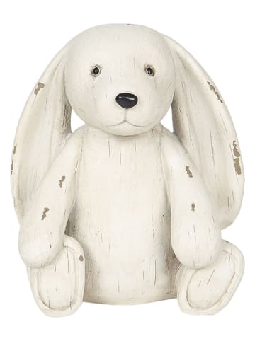 Clayre & Eef Dekoracyjna figurka "Hund" w kolorze kremowym - 14 x 16 x 12 cm