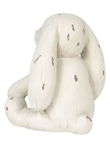 Clayre & Eef Decoratief object "Hond" crème - (B)14 x (H)16 x (D)12 cm