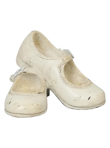 Clayre & Eef Dekoobjekt "Schuhe" in Beige - (B)10 x (H)12 x (T)8 cm