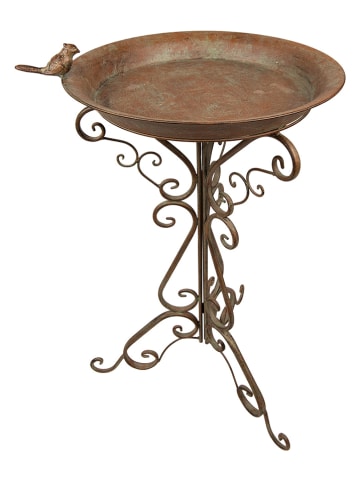 Clayre & Eef Vogelvoerbakje bruin - (H)75 x Ø 48 cm