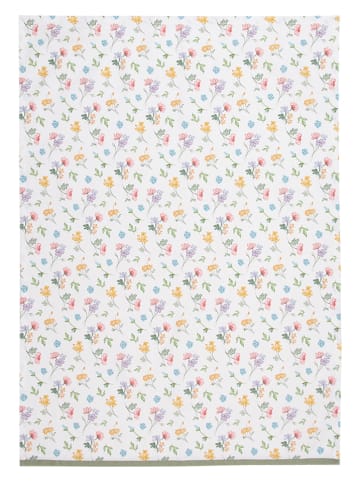 Clayre & Eef Theedoek wit/meerkleurig - (L)70 x (B)50 cm
