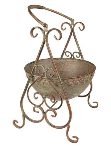 Clayre & Eef Pflanzenhalter in Grün - (B)26 x (H)49 x (T)27 cm
