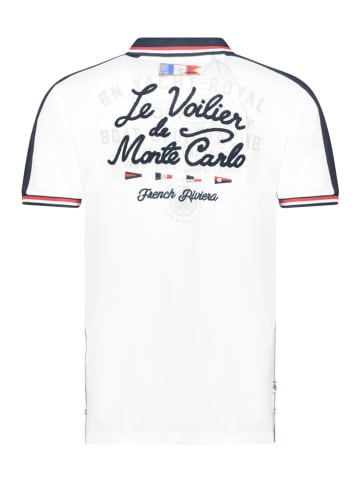 Geographical Norway Koszulka polo "Kalvin" w kolorze białym