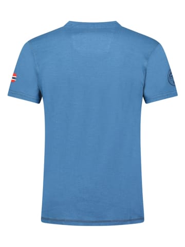 Geographical Norway Shirt in Blau