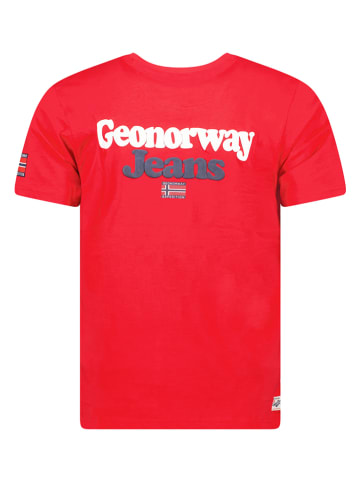 Geographical Norway Shirt in Rot