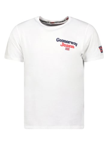 Geographical Norway Shirt in WeiÃŸ