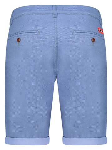 Geographical Norway Bermudy "Pacome" w kolorze niebieskim