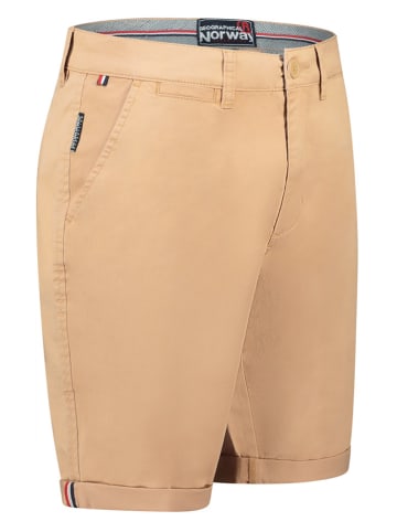 Geographical Norway Bermudy "Pacidor" w kolorze beżowym