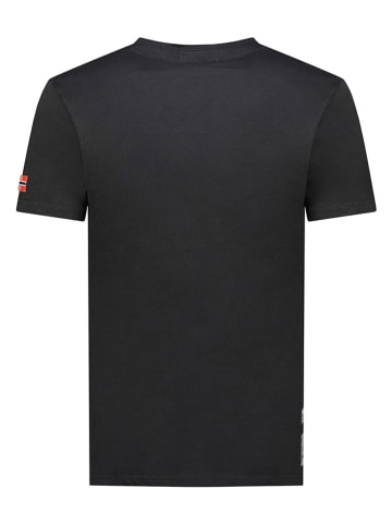 Geographical Norway Shirt in Schwarz