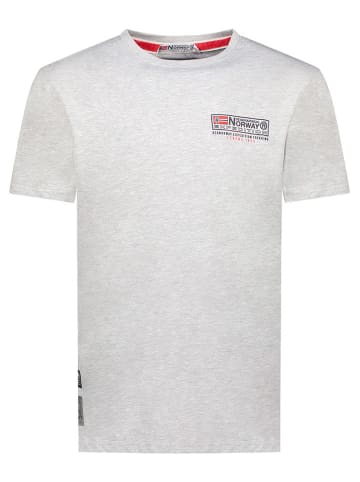 Geographical Norway Shirt "Jofforoy" in Grau